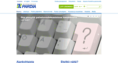 Desktop Screenshot of pardia.fi
